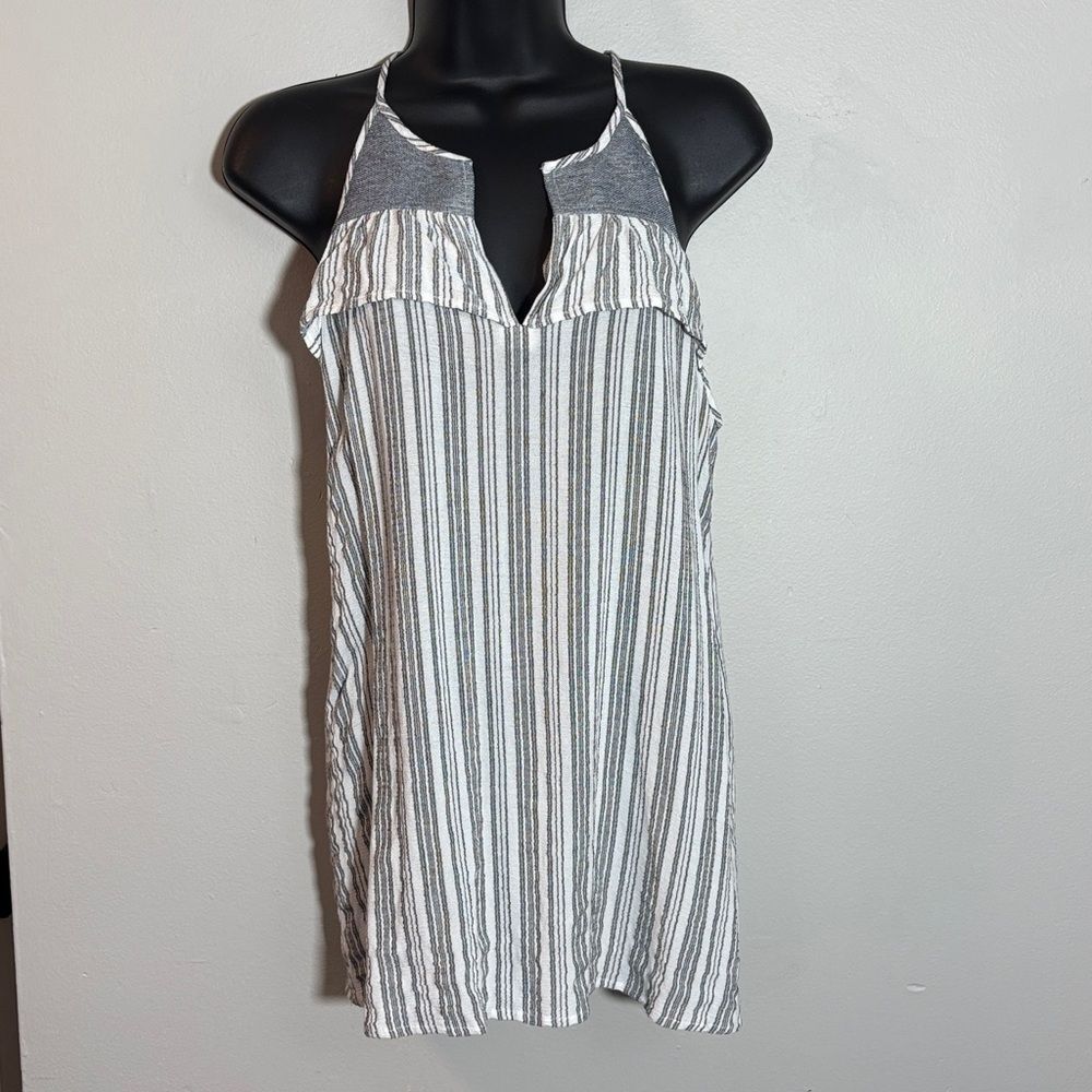 Doe & Rae Monochrome Striped Top